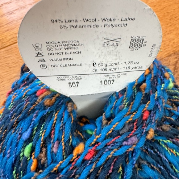 1 skein Mozart yarn from Filatura Di Crosa color 507 dye lot 1007 - Picture 3 of 3